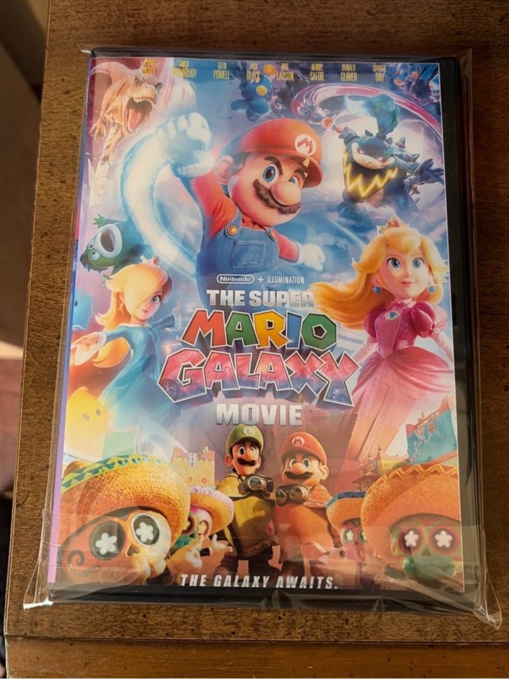 Nintendo Super Mario Galaxy Movie dvd  – Red, Blue, Pink, Yellow